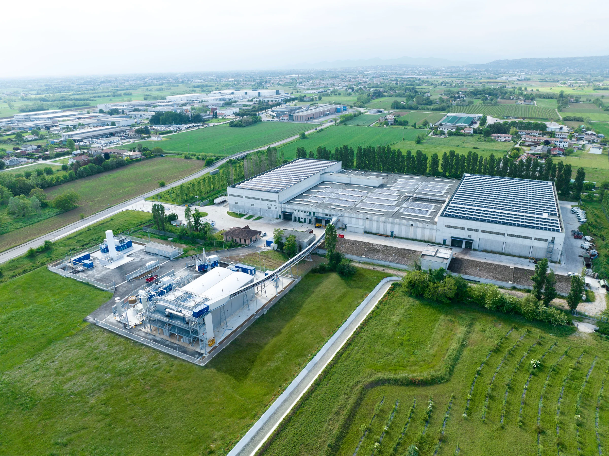 Aerial view of the SOWISE+ processing facility
